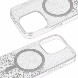 Tel Protect Moonlite Magsafe suojakuori Samsung Galaxy S25:lle hopeinen läpinäkyvä