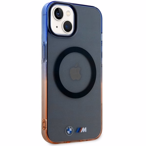 BMW BMHMP14SHTGE Suojakuori iPhone 14 6.1" harmaa/harmaa hardcase Gradient Bumper MagSafe