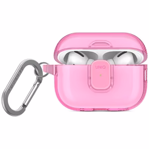 Uniq Glase Pro Suojakuori AirPods Pro 2:lle - vaaleanpunainen
