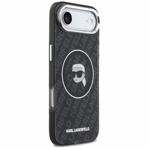 Karl Lagerfeld IML Karl Head Logo MagSafe -suojakuori iPhone 17 Air -mallille, musta