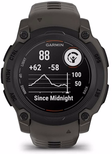 Garmin Instinct E digitaalinen GPS-kello, 40 mm, 2,18 cm (0,86 tuuman) MIP, 166 × 166 pikseliä, musta