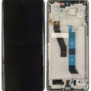 LCD-näyttö Xiaomi Poco M8 5G kosketusnäytöllä kehyksellä musta alkuperäinen (service pack)