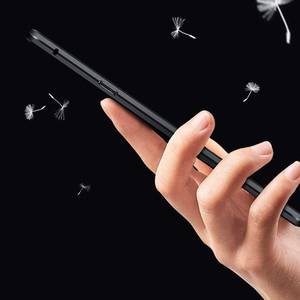 Wozinsky Full Magnetic Case Full Body etu- ja takakuori sisäänrakennettu lasi Vivo X60 musta läpinäkyvä musta läpinäkyvä