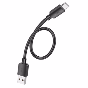 Hoco USB-A - USB-C -kaapeli PD 2,4A 27W 0,25 m X96 musta