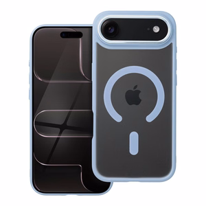 Suojakuori iPhone 17 AIR:lle Full Matte Mag Cover yhteensopiva MagSafe sininen