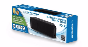 Esperanza FOLK stereo kannettava kaiutin musta 6 W
