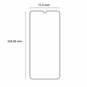 Karkaistu lasi 2,5D Samsung Galaxy A15 4G / A15 5G