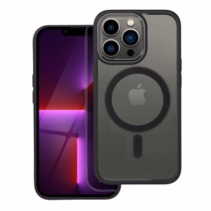 Suojakuori iPhone 13 PRO:lle Color Edge Mag Cover yhteensopiva MagSafe musta