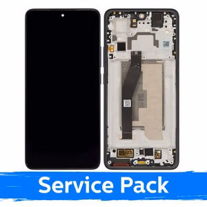 Xiaomi 14T -yhteensopiva LCD-näyttö kehyksellä / titaaninmusta / (huoltopakkaus)