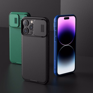 Nillkin CamShield Pro Magneettinen Suojakuori iPhone 15 Plus:lle kamerasuojalla - musta