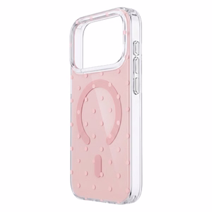 Bubble Dots Mag case for iphone 15 Pro 6,1" pink