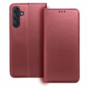 Smart Magnetic kotelo Samsung A165 A16 4G / A166 A16 5G – tummanpunainen