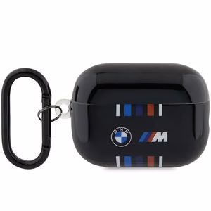BMW BMAP222SWTK AirPods Pro 2 gen suojus musta/musta Multiple Colored Lines