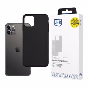3mk Matt Case -suojakuori iPhone 11 Pro Max:lle - musta