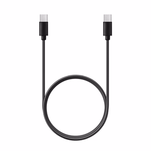 Kaapeli Type C - Type C PD QC 3A 60W C296 (pitkä liitin 8 mm) 1 m musta