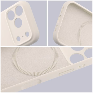 Suojakuori Samsung S26 ULTRA Forcell F-Protect Rubber Premium yhteensopiva MagSafen kanssa antiikkivalkoinen
