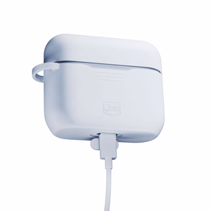3mk Silicon AirPods suojakuori AirPods Pro / AirPods Pro 2:lle - valkoinen