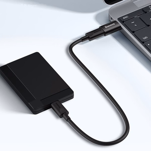 Adapter Baseus Ingenuity Series USB-A3.1 to Type-C OTG black ZJJQ000101