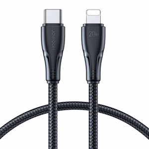 Joyroom Surpass Series A11 Lightning / USB-C 20W 1.2 m kaapeli - musta