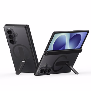Dux Ducis Kind -suojakuori laitteelle Samsung Galaxy Z Fold 8 Ultra / Z Fold 7, tuella, MagSafe-yhteensopiva – musta