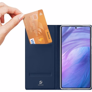 Dux Ducis SKIN PRO lompakkosuojakuori Samsung S25 Ultra sininen