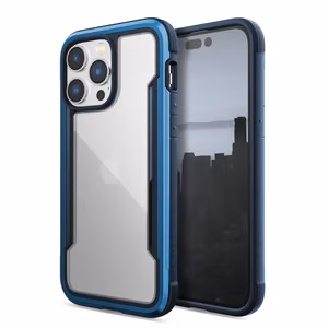 Raptic X-Doria Shield Case iPhone 14 Pro Max panssaroitu suojus sininen