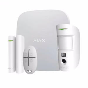 Ajax StarterKit Cam Plus turvahälytysjärjestelmä, valkoinen 38174