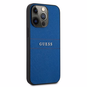 Guess GUHCP13LPSASBBL iPhone 13 Pro / 13 6.1" sininen/sininen saffianohihna
