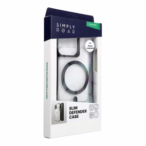 ROAR SLIM DEFENDER Suojakuori MagSafe-yhteensopiva IPHONE 15 Pro Max musta