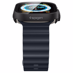 Spigen Thin Fit 360 -suojakuori Apple Watch Ultra 49 mm -mallille, musta