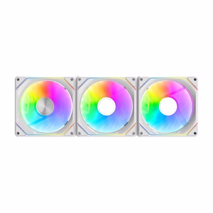Darkflash Gauss G24 3-in-1 tietokoneen tuulettimet (valkoinen)