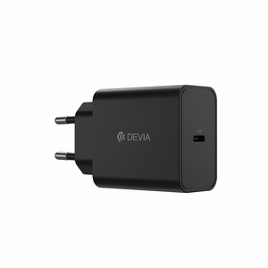 Devia Seinälaturi Rocket PD 45W 1x USB-C Valkoinen + Kaapeli USB-C - USB-C