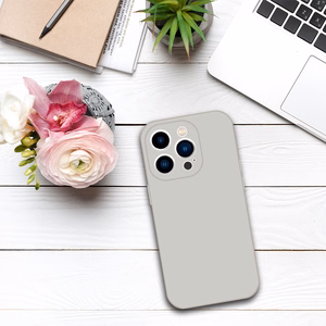 Tel Protect Silicone Premium iPhone 14 Pro Max:lle titaani