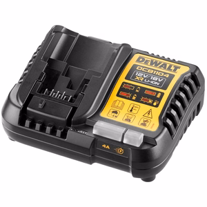 DeWalt DCB1104P2-QW sarja laturi DCB1104 + 2 akkua DCB184 18 V 5 Ah