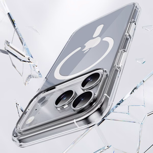 Rock Crystal Shield Series Magneettinen Suojakuori iPhone 17 Pro Max:lle läpinäkyvä