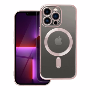 Suojakuori iPhone 13 PRO:lle Electro Mag Cover yhteensopiva MagSafe-version kanssa ruusukulta