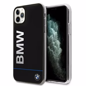 BMW Signature painettu logo kotelo iPhone 11 Pro Max - musta
