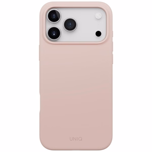 Uniq Lino Magclick Charging Suojakuori iPhone 17 Pro Max:lle - vaaleanpunainen