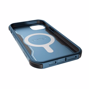Raptic X-Doria Fort Case iPhone 14 Plus MagSafe panssaroitu sininen suojus