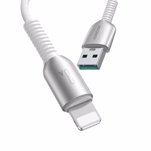 Joyroom S-A51 Cutting-Edge Series 3A USB-A - Lightning -kaapeli 1,2 m - vaaleanharmaa