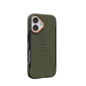 UAG Civilian MagSafe Suojakuori iPhone 17 - Oliivi ja Oranssi