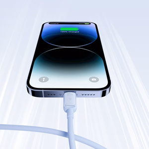 Joyroom Multi-Color Series A14 USB-C / Lightning 20W Kaapeli 1.2m - sininen