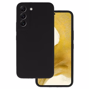 Silicone Lite Suojakuori Samsung Galaxy S22:lle musta