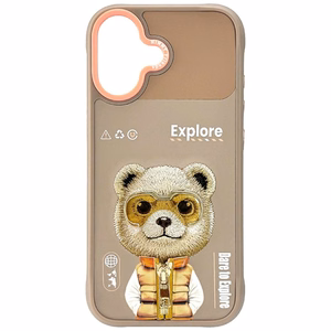 Nimmy Cool&Cute 2.0 Bear -suojakuori iPhone 17 - beige