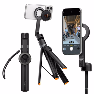 Spigen S582W Bluetooth selfiekeppi - musta