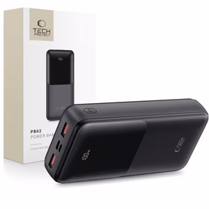 Powerbank Tech-Protect PB02 20000mAh 22.5W - musta