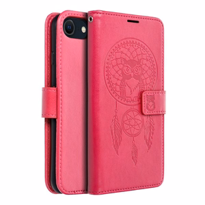 MEZZO Kirjasuojakuori iPhone 7 / 8 / SE 2020 / SE 2022:lle dreamcatcher magenta