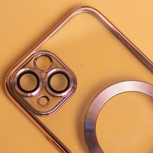 Color Chrome Mag Suojakuori iPhone 17 6,3 ruusukultainen
