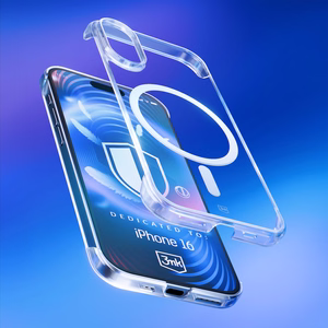 3mk Just20g MagCase Suojakuori iPhone 16:lle - läpinäkyvä
