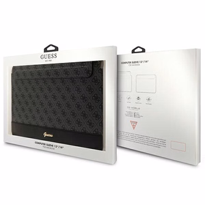 Guess 4G Stripe Metal Logo Suojakuori 14 tuuman kannettavalle - musta